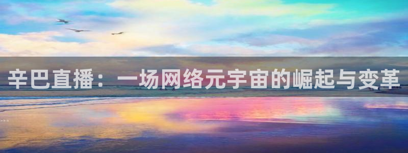 劲爆体育高清直播回看：辛巴直播：一场网络元宇宙的崛起与变革