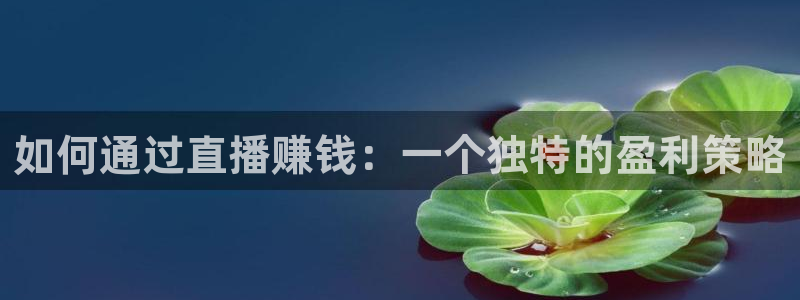 劲爆体育直播免费看：如何通过直播赚钱：一个独特的盈利策略